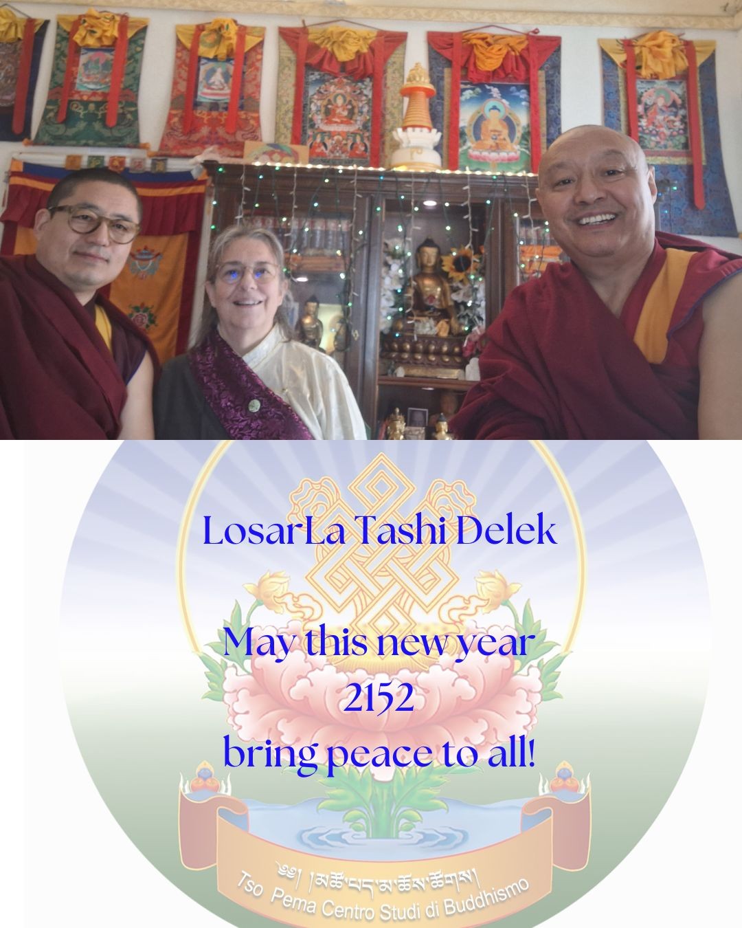 Da noi a voi! Losar Tashi Delek!